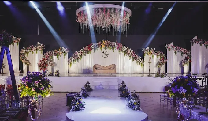 Luxury wedding stage